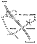 plan acces art deco ceram